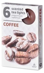 Čajové 6ks Coffee vonné svíčky