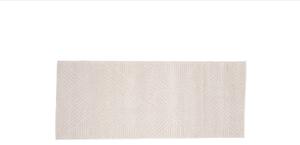 Obdélníkový koberec Aron, bílý, 200x80