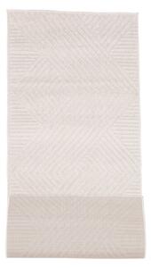Obdélníkový koberec Aron, bílý, 200x80