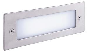 Dopo Barlia LED zápustné svítidlo stříbrné