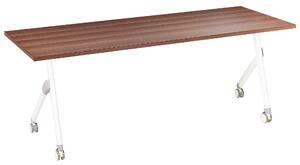 Skládací psací stůl BENDI Tmavě hnědá 180 cm 60 cm
