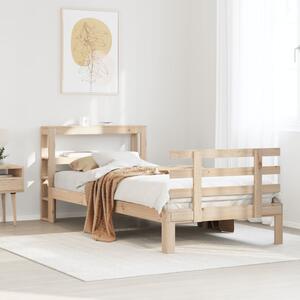 Rám postele s čelem 75 x 190 cm masivní borovice 3306096