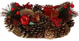 Svícen na čajové svíčky Home Styling Collection 8 cm, pro 2 svíčky