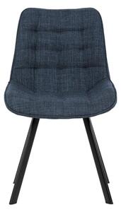 Jídelní židle VALEN — kov, látka, více barev Zelená