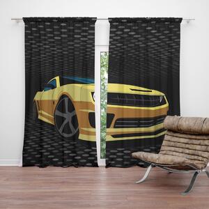 Sablio Závěs Chevrolet Camaro Puntíky: 2ks 140x250cm