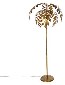 Vintage vloerlamp antiek goud 65 cm 4-lichts - Linden