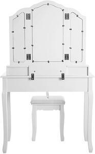 German Toaletní stolek RDT07W / bílá