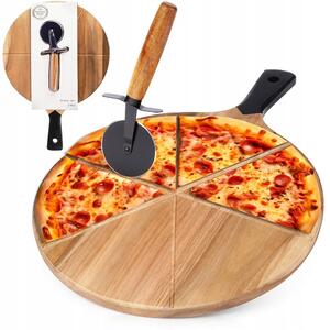 Prkénko na krájení pizzy Vilde dřevěné, 1 ks
