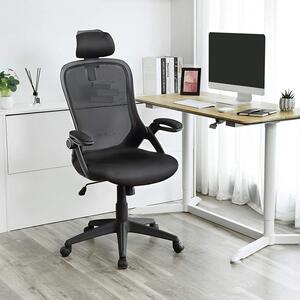 EmaHome Kancelářská židle 67 x 70 x 114 cm / černá