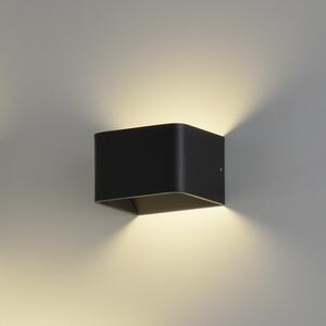 ACB Iluminacion Nástěnné LED svítidlo ICON, š. 12 cm, 8,5W, CRI90, CCT switch 2700-3000K Barva: Černá, Stmívání: ON/OFF
