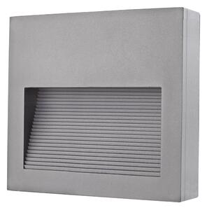 Cristher Slim square surf LED přisazené svítidlo šedé 3000K