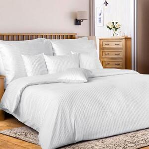 Povlečení Veba CARMINE Pruhy bílá Velikost: 200x200 cm + 2x 70x90 cm