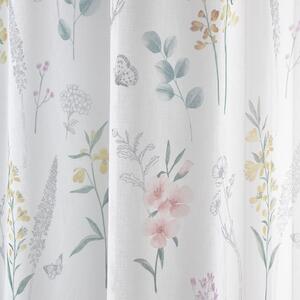 Bílá záclona 140x183 cm Emilia Floral – Catherine Lansfield