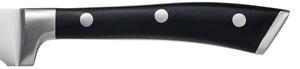 Kuchyňský nůž Masterpro s vroubkovaným ostřím / 20 cm / černá