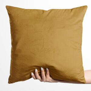 Biante Sametový povlak na polštář Velvet Premium SVP-009 Hořčicový 30 x 50 cm