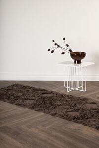 Obdélníkový koberec Hilma, hnědý, 200x70