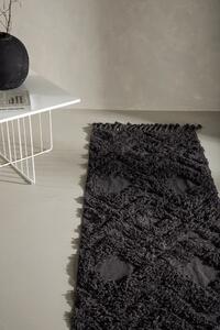 Obdélníkový koberec Hilma, tmavě šedý, 200x70