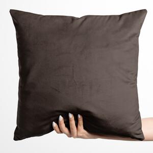 Biante Sametový povlak na polštář Velvet Premium SVP-016 Tmavě hnědý 30 x 50 cm