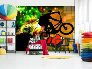 Murando DeLuxe Tapeta extrémní bike 250x175 cm - vliesová