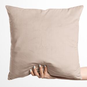 Biante Sametový povlak na polštář Velvet Premium SVP-020 Béžový 70 x 90 cm