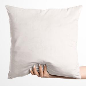 Biante Sametový povlak na polštář Velvet Premium SVP-024 Krémově bílý 30 x 50 cm