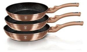 Berlinger Haus 3dílná sada pánví Rosegold Metallic Line