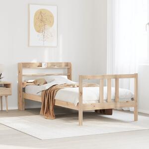 Rám postele s čelem 75 x 190 cm masivní borovice 3306694