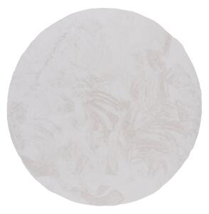 Kulatý koberec Nina, bílý, 200x200