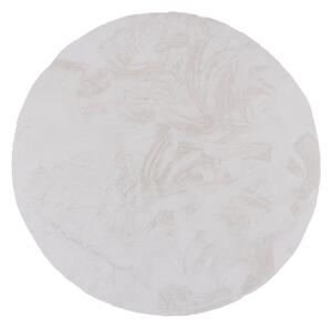 Kulatý koberec Nina, bílý, 200x200