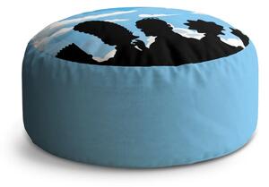 Sablio Taburet Circle Cartoon 2: 38x48 cm