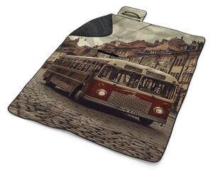 Sablio Plážová deka Historický autobus: 200x140 cm