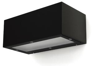 Dopo Isora down rectangle LED přisazené svítidlo černé 4000K