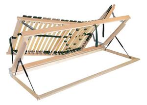 Ahorn PORTOFLEX Kombi P HN LEVÝ - výklopný polohatelný lamelový rošt 90 x 210 cm