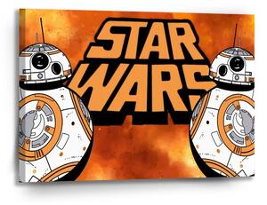 Sablio Obraz Star Wars Ohnivé pozadí - 90x60 cm