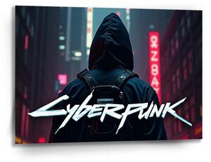 Sablio Obraz Cyberpunk 2077 Pohled do města - 90x60 cm