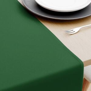 Goldea běhoun na stůl 100% bavlněné plátno - tmavě zelený 20x120 cm