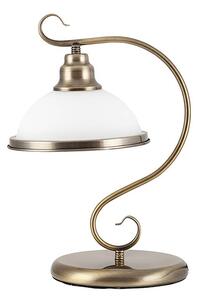 Stolní rustikální lampa ELISETT, 1xE27, 60W, bronzová