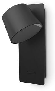 Exo Serene slim LED nástěnné svítidlo černé