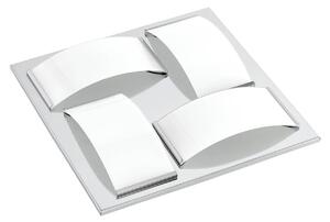 LED stropní osvětlení do koupelny WASAO 1, 4x5,4W, teplá bílá, 32x32cm, hranaté, IP44