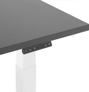 Elektricky nastavitelný psací stůl 160 x 72 cm černý/bílý DESTIN II