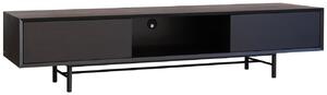 Take Me Home Černý dubový TV stolek Aurora 178 x 46 cm