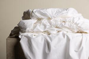Povlečení na postel Sigrid, bílé, 200x180