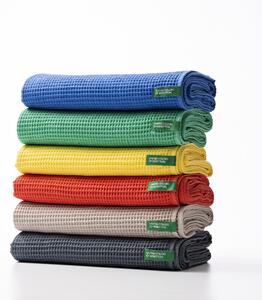 Deka United Colors of Benetton / 100% bavlna / 140 x 190 cm / hnědá