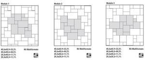 EBS Windsor dlažba multiformát ivory 0,76 m2