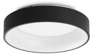 Ideal lux Ziggy LED kruhové stropní svítidlo černé Ø450mm
