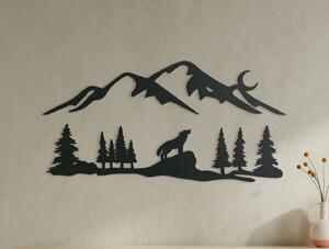 Drevko 3D samolepka Vlk - Volání divočiny