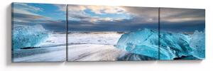 Obraz - Diamantová pláž (170x50 cm)