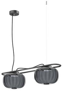 Exo KRISTA LED závěsné svítidlo šedé 2 Bulb