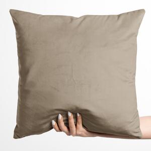Biante Sametový povlak na polštář Velvet Premium SVP-030 Šedobéžový 30 x 50 cm