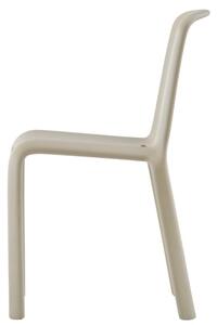 Pedrali Krémová plastová jídelní židle Snow 300